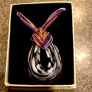 Italian - Murano Glass pendant necklace.